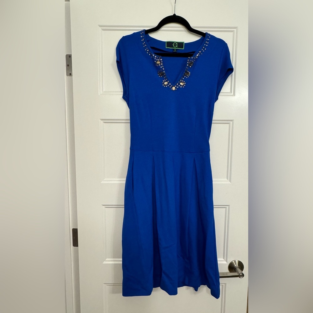 C. Wonder fit and flare ponte dress